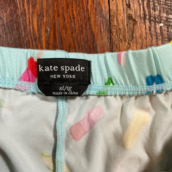 Kate Spade New York Popsicle Print Sleep Shorts XL Multicolor Pajama Bottoms - Picture 4 of 4